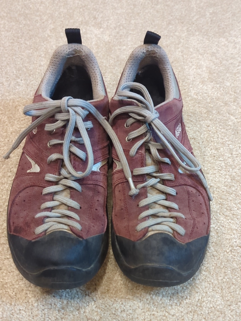 Asolo Women's Burgundy Suede Hiking Shoes